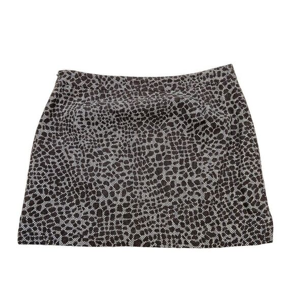 Ladies Chaiken Brand Animal Print Mini Skirt Black and White Size 10 - Picture 1 of 13
